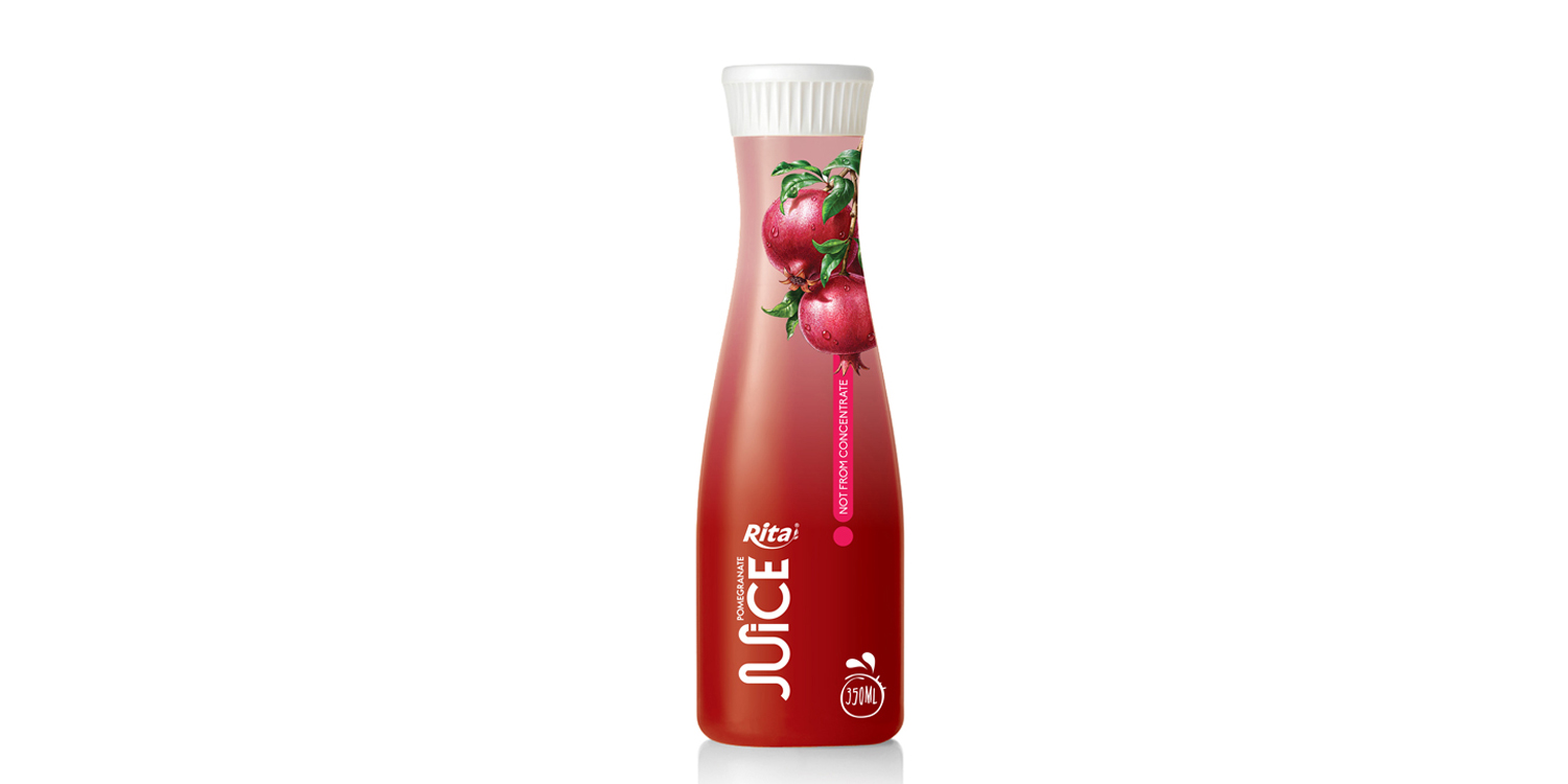 Pomegranate Juice Drink 350ml Pet Bottle Rita Brand